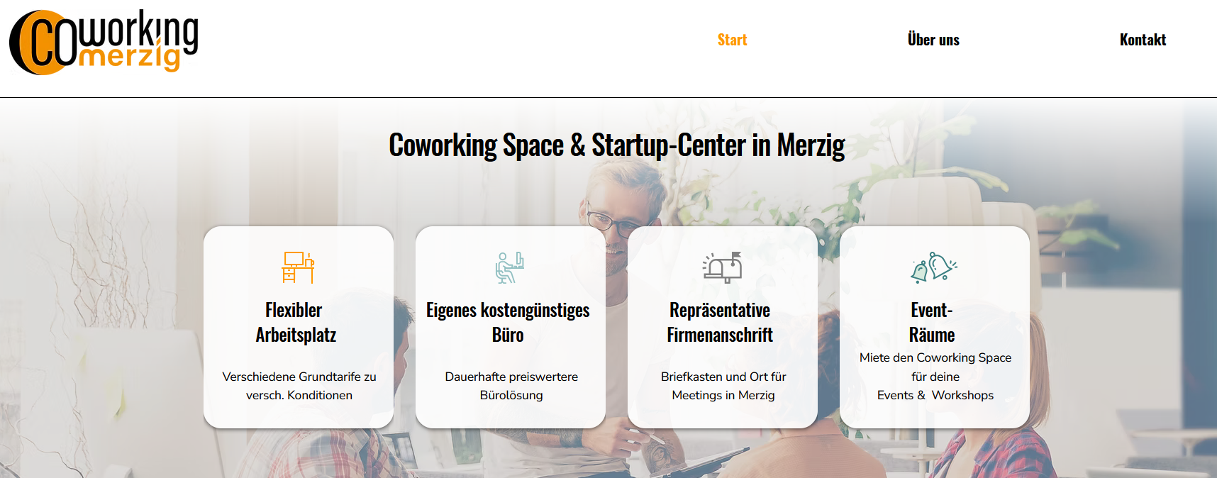 Karte Lageplan Coworking Spaces Saarland